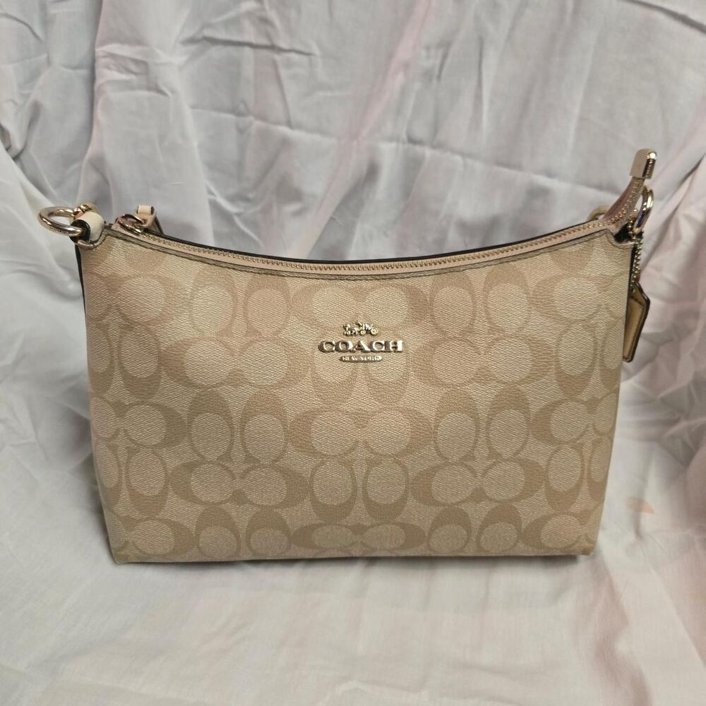 Coach Women's Tan and Cream Bag